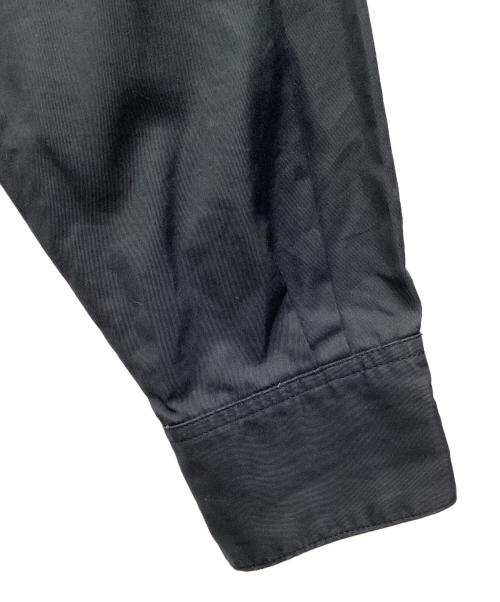 FIDES（フィデス）FIDES (フィデス) バンドカラーシャツ ブラック サイズ:SIZE Lの古着・服飾アイテム