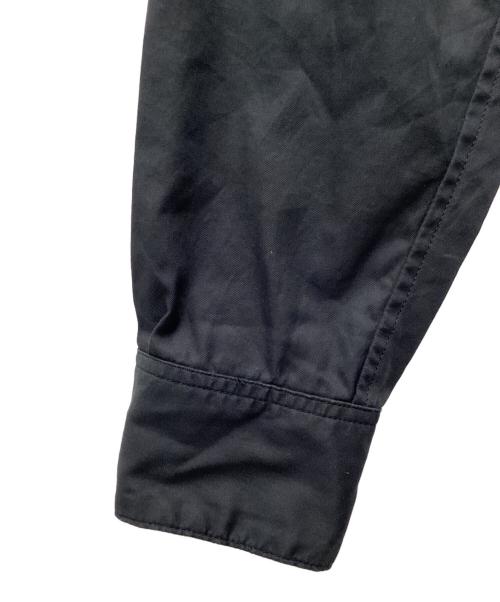 FIDES（フィデス）FIDES (フィデス) バンドカラーシャツ ブラック サイズ:SIZE Lの古着・服飾アイテム