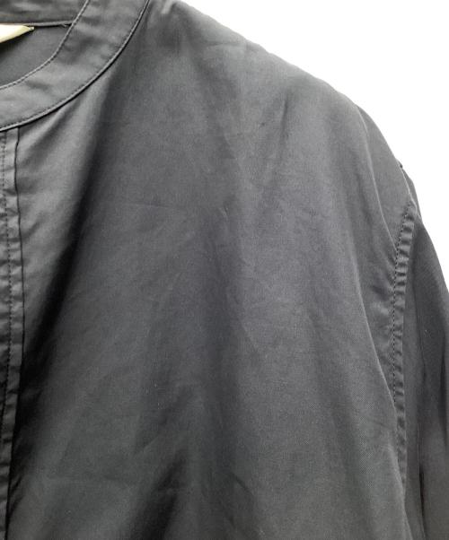 FIDES（フィデス）FIDES (フィデス) バンドカラーシャツ ブラック サイズ:SIZE Lの古着・服飾アイテム