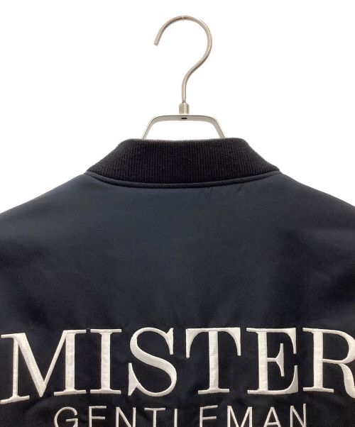 Mr.Gentleman（ミスタージェントルマン）MR.GENTLEMAN (ミスタージェントルマン) FRAGMENT DESIGN (フラグメントデザイン) リバーシブルブルゾン ネイビー サイズ:SIZE XLの古着・服飾アイテム