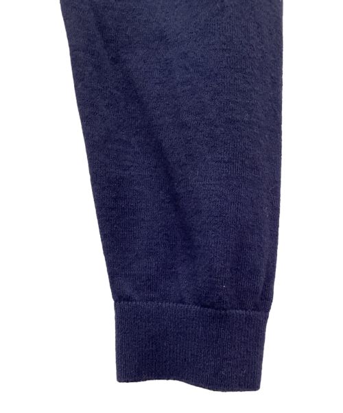 MOONCASTLE（ムーンキャッスル）MOONCASTLE (ムーンキャッスル) 長袖ニットポロ ネイビー サイズ:SIZE Lの古着・服飾アイテム