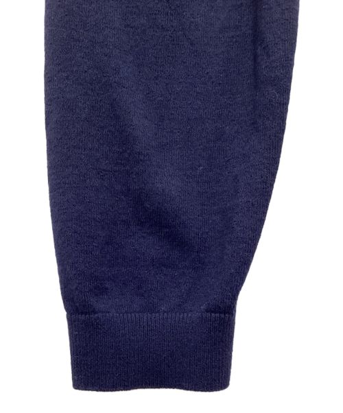 MOONCASTLE（ムーンキャッスル）MOONCASTLE (ムーンキャッスル) 長袖ニットポロ ネイビー サイズ:SIZE Lの古着・服飾アイテム