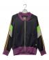 ALDIES（アールディーズ）の古着「パークライフトラックジャケット」｜ブラック×パープル