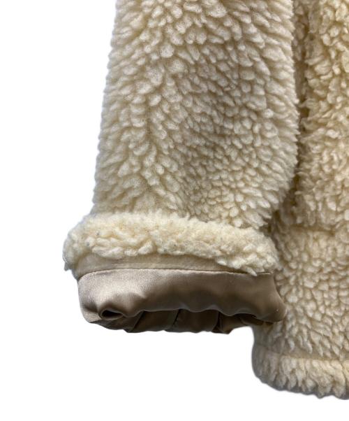 CHORD NUMBER EIGHT（コードナンバーエイト）CHORD NUMBER EIGHT (コードナンバーエイト) ボアライダースジャケット アイボリー サイズ:Ｌの古着・服飾アイテム