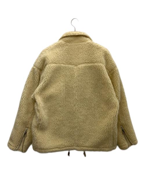 CHORD NUMBER EIGHT（コードナンバーエイト）CHORD NUMBER EIGHT (コードナンバーエイト) ボアライダースジャケット アイボリー サイズ:Ｌの古着・服飾アイテム