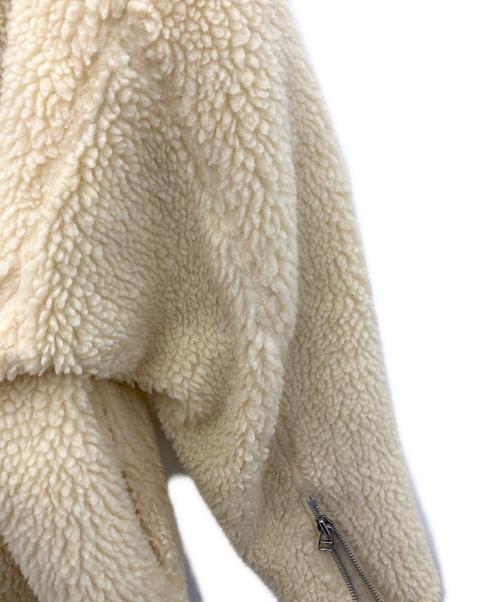 CHORD NUMBER EIGHT（コードナンバーエイト）CHORD NUMBER EIGHT (コードナンバーエイト) ボアライダースジャケット アイボリー サイズ:Ｌの古着・服飾アイテム