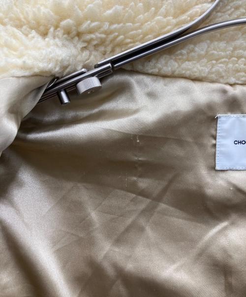 CHORD NUMBER EIGHT（コードナンバーエイト）CHORD NUMBER EIGHT (コードナンバーエイト) ボアライダースジャケット アイボリー サイズ:Ｌの古着・服飾アイテム