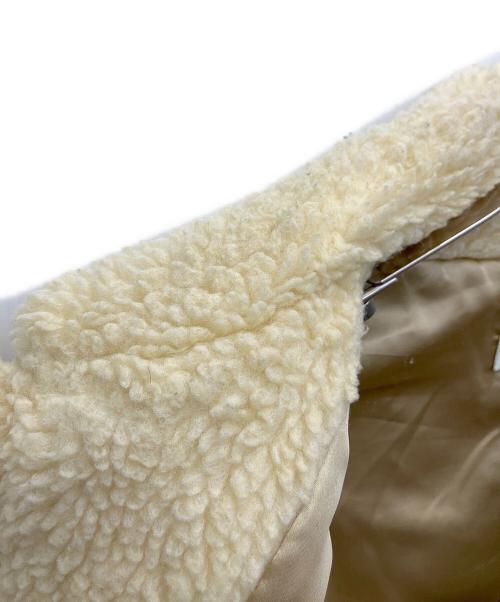 CHORD NUMBER EIGHT（コードナンバーエイト）CHORD NUMBER EIGHT (コードナンバーエイト) ボアライダースジャケット アイボリー サイズ:Ｌの古着・服飾アイテム