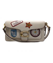 COACH（コーチ）の古着「ワッペン2WAYショルダーバッグ koki コラボ」｜アイボリー