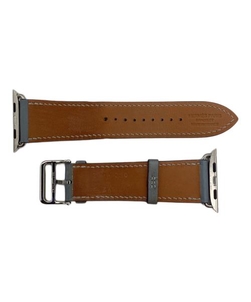 Apple（アップル）Apple (アップル) HERMES (エルメス) Apple Watch用レザーバンド スカイブルーの古着・服飾アイテム