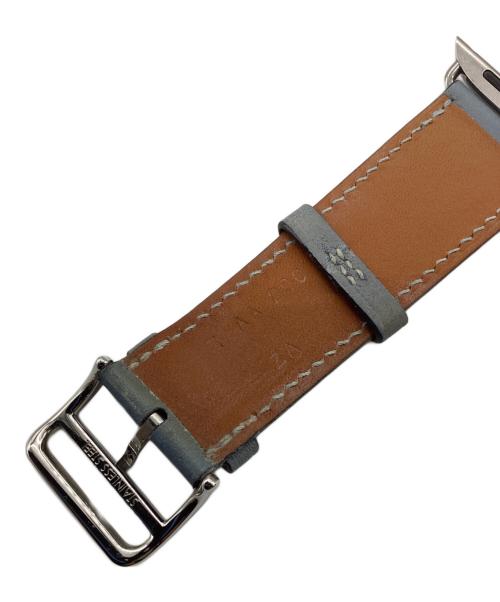 Apple（アップル）Apple (アップル) HERMES (エルメス) Apple Watch用レザーバンド スカイブルーの古着・服飾アイテム