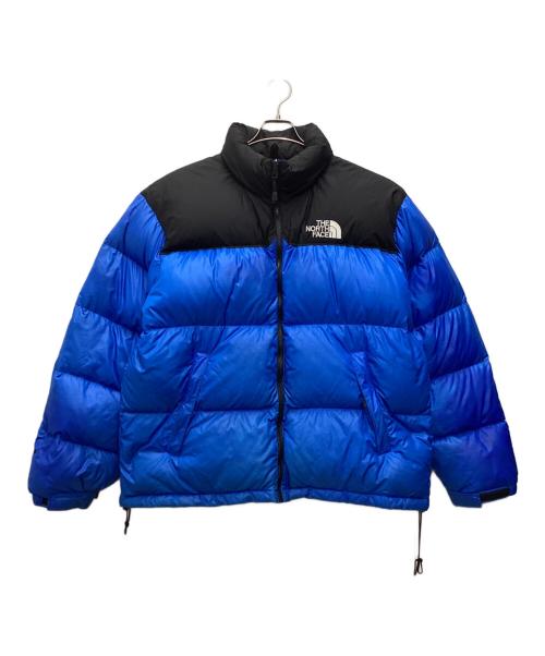 THE NORTH FACE（ザ ノース フェイス）THE NORTH FACE (ザ ノース フェイス) ヌプシダウンジャケット 90's・バングラデシュ製 ブラック×ブルー サイズ:SIZE XLの古着・服飾アイテム