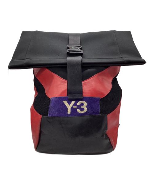 adidas（アディダス）adidas (アディダス) Y-3 (ワイスリー) リュック ブラック×レッドの古着・服飾アイテム