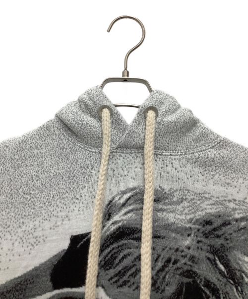 Palm Angels（パーム エンジェルス）Palm Angels (パーム エンジェルス) Gray Skater Graphic Hoodie グレー×ブラック サイズ:SIZE Lの古着・服飾アイテム