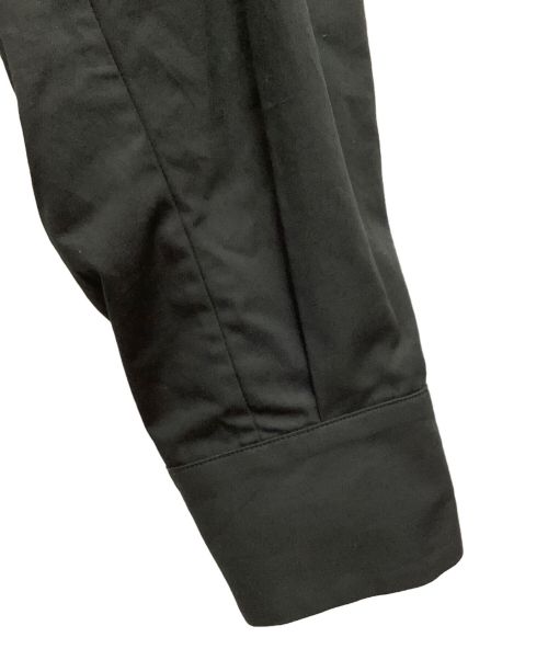 ALMOSTBLACK（オールモストブラック）ALMOSTBLACK (オールモストブラック) ロングシャツ ブラック×グレー サイズ:SIZE 2(M)の古着・服飾アイテム