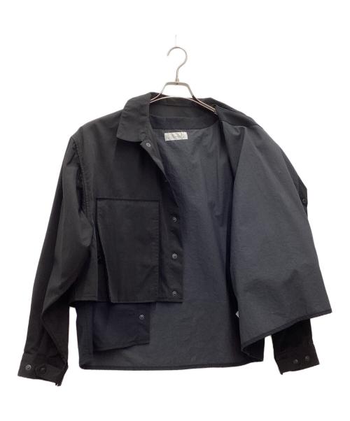 rin（リン）rin (リン) 切替ナイロンジャケット ブラック サイズ:SIZE Sの古着・服飾アイテム