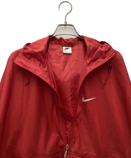 NIKE（ナイキ）NIKE (ナイキ) 90S～ アノラックパーカー 白タグ レッド サイズ:SIZE Mの古着・服飾アイテム