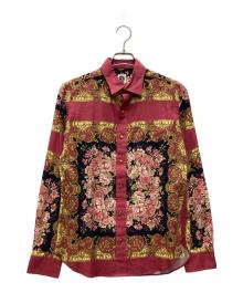 m’s braque（エムズ ブラック）の古着「総柄シャツ」｜ピンク