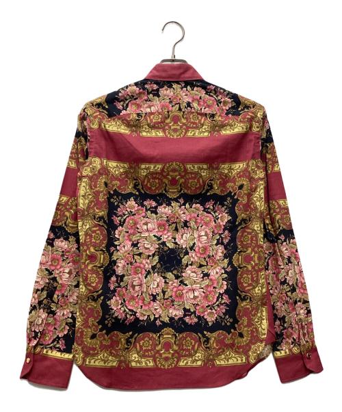 m’s braque（エムズ ブラック）m’s braque (エムズ ブラック) 総柄シャツ ピンク サイズ:SIZE Sの古着・服飾アイテム