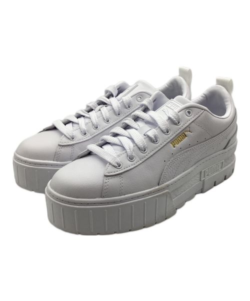 PUMA（プーマ）PUMA (プーマ) 厚底スニーカー　MAYZE CLASSIC ホワイト サイズ:SIZE 26cmの古着・服飾アイテム
