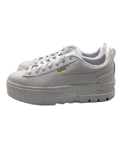 PUMA（プーマ）PUMA (プーマ) 厚底スニーカー　MAYZE CLASSIC ホワイト サイズ:SIZE 26cmの古着・服飾アイテム