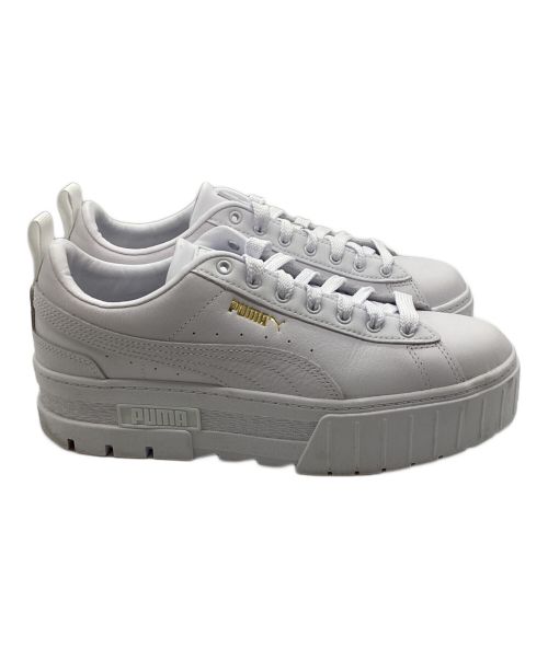 PUMA（プーマ）PUMA (プーマ) 厚底スニーカー　MAYZE CLASSIC ホワイト サイズ:SIZE 26cmの古着・服飾アイテム