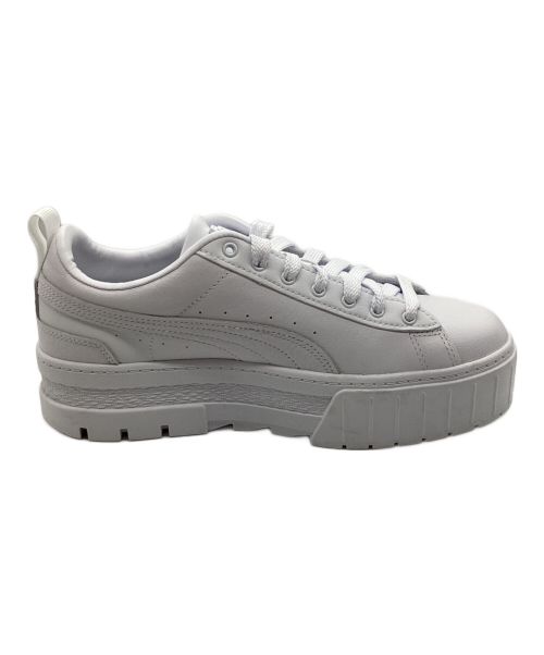 PUMA（プーマ）PUMA (プーマ) 厚底スニーカー　MAYZE CLASSIC ホワイト サイズ:SIZE 26cmの古着・服飾アイテム
