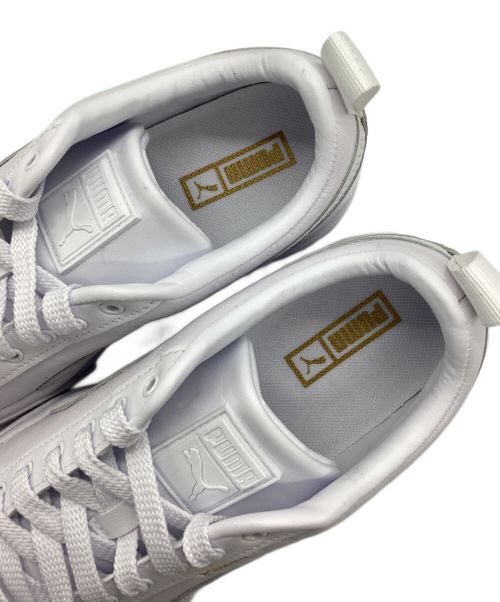 PUMA（プーマ）PUMA (プーマ) 厚底スニーカー　MAYZE CLASSIC ホワイト サイズ:SIZE 26cmの古着・服飾アイテム