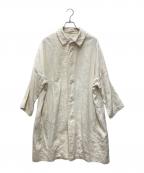 Veritecoeurヴェリテクール）の古着「ボックススリーブコート」｜アイボリー