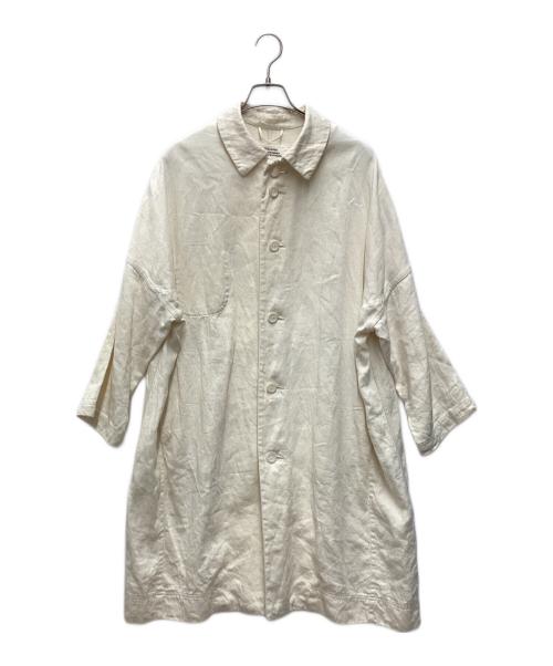 Veritecoeur（ヴェリテクール）Veritecoeur (ヴェリテクール) ボックススリーブコート アイボリー サイズ:FREEの古着・服飾アイテム