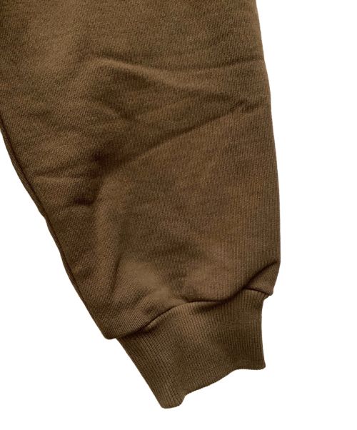 KEBOZ（ケボズ）KEBOZ (ケボズ) BB SMALL WAPPEN SWEAT HALF ZIP HOODIE ブラウン サイズ:SIZE Mの古着・服飾アイテム