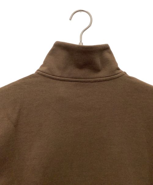 KEBOZ（ケボズ）KEBOZ (ケボズ) BB SMALL WAPPEN SWEAT HALF ZIP HOODIE ブラウン サイズ:SIZE Mの古着・服飾アイテム