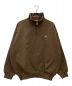 KEBOZ（ケボズ）の古着「BB SMALL WAPPEN SWEAT HALF ZIP HOODIE」｜ブラウン