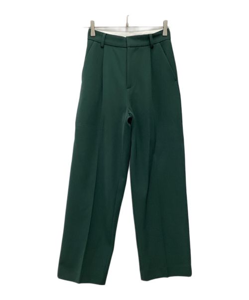 Ameri（アメリ）AMERI (アメリ) ESSENTIAL SLIM STRAIGHT PANTS グリーン サイズ:SIZE XSの古着・服飾アイテム