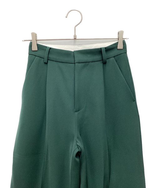 Ameri（アメリ）AMERI (アメリ) ESSENTIAL SLIM STRAIGHT PANTS グリーン サイズ:SIZE XSの古着・服飾アイテム