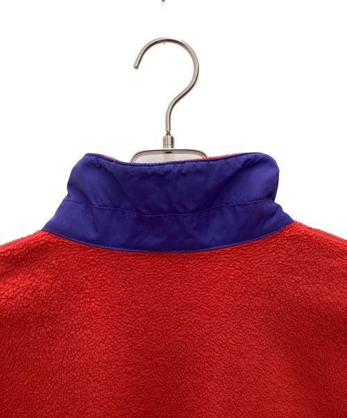Patagonia（パタゴニア）Patagonia (パタゴニア) 80S ハーフジップフリースジャケット レッド×ブルー サイズ:SIZE Lの古着・服飾アイテム
