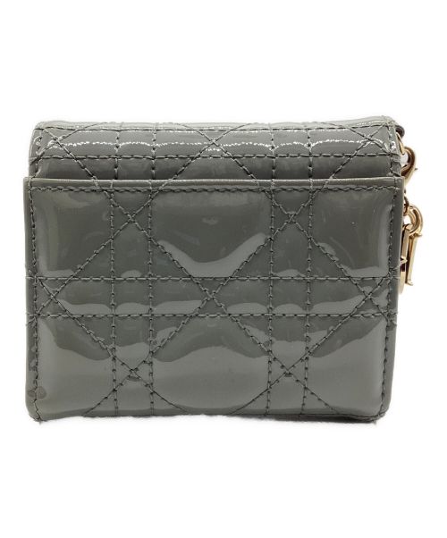 Dior（ディオール）DIOR (ディオール) Lady Dior Lotus　カナージュ　日本限定 グレーの古着・服飾アイテム