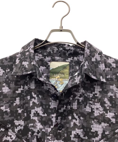 B.BALLSY（ボールジーブラザーズ）B.BALLSY (ボールジーブラザーズ) 総柄シャツ グレー サイズ:SIZE Freeの古着・服飾アイテム