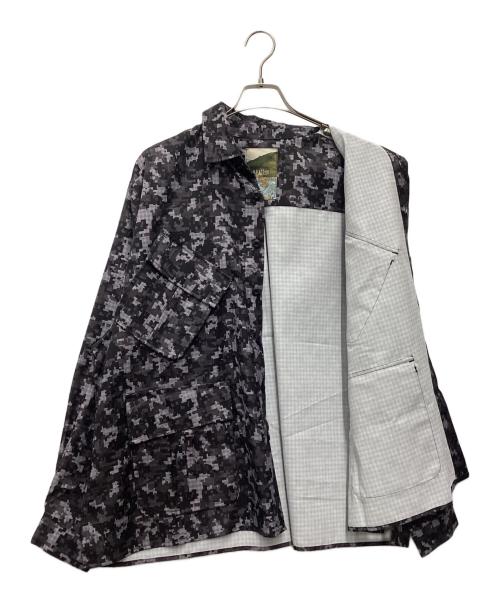 B.BALLSY（ボールジーブラザーズ）B.BALLSY (ボールジーブラザーズ) 総柄シャツ グレー サイズ:SIZE Freeの古着・服飾アイテム