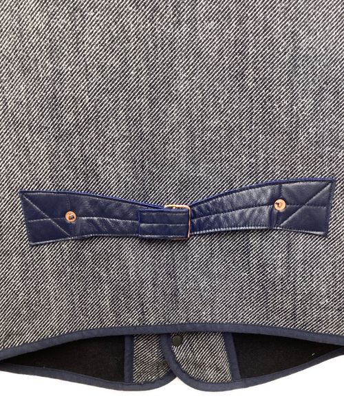 BONCOURA（ボンクラ）BONCOURA (ボンクラ) ベスト ネイビー×グレー サイズ:SIZE 36の古着・服飾アイテム