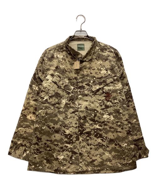 -（-）- (-) ミリタリージャケット アメリカ軍 ベージュ サイズ:SIZE Mの古着・服飾アイテム