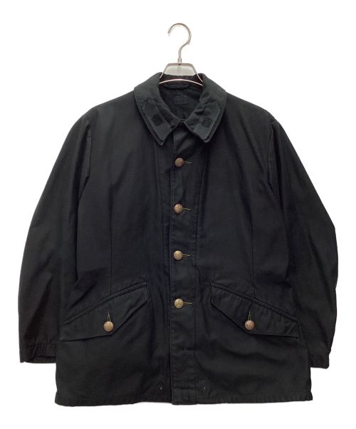 スウェーデン軍（スウェーデングン）スウェーデン軍 (スウェーデングン) 70S〜　M-59フィールドジャケット ブラック サイズ:SIZE 不明の古着・服飾アイテム
