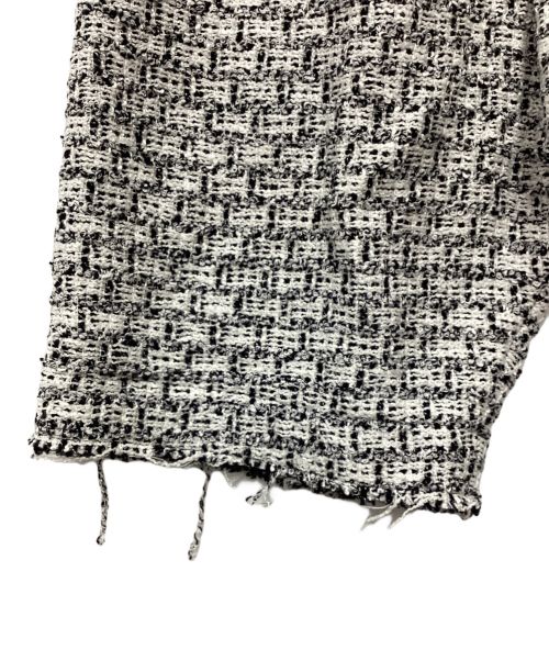 JUNYA WATANABE COMME des GARCONS（(ジュンヤワタナベ コムデギャルソン）JUNYA WATANABE COMME des GARCONS (ジュンヤワタナベ コムデギャルソン) ツイードサルエルパンツ ホワイト×ブラック サイズ:SIZE XSの古着・服飾アイテム