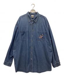 THE Disney Store（ザ ディズニー ストア）の古着「デニムシャツ」｜スカイブルー