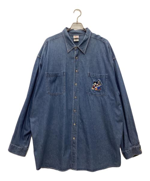 THE Disney Store（ザ ディズニー ストア）The Disney STORE (ザ ディズニー ストア) デニムシャツ スカイブルー サイズ:SIZE 3XLの古着・服飾アイテム