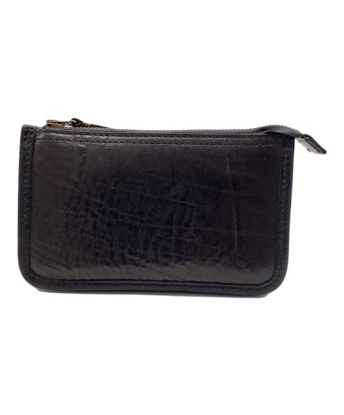 SLOW（スロウ）SLOW (スロウ) Compact Wallet DEER ブラックの古着・服飾アイテム