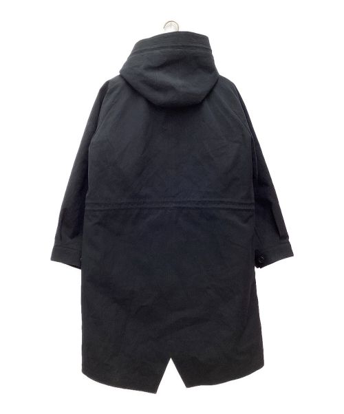 山内（ヤマウチ）山内 (ヤマウチ) コットンダブルクロス・3way ミリタリーコート 23AW ブラック サイズ:SIZE 3（L相当）の古着・服飾アイテム