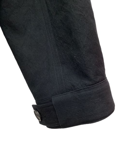 山内（ヤマウチ）山内 (ヤマウチ) コットンダブルクロス・3way ミリタリーコート 23AW ブラック サイズ:SIZE 3（L相当）の古着・服飾アイテム