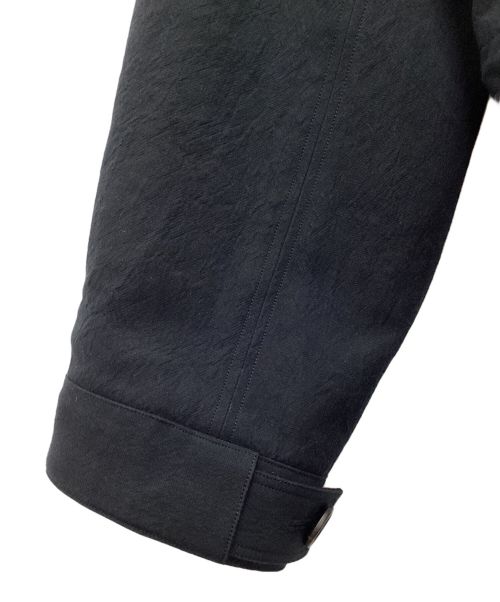 山内（ヤマウチ）山内 (ヤマウチ) コットンダブルクロス・3way ミリタリーコート 23AW ブラック サイズ:SIZE 3（L相当）の古着・服飾アイテム