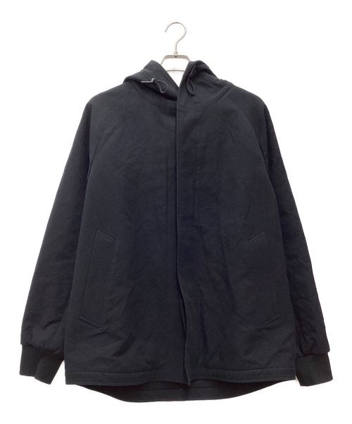 山内（ヤマウチ）山内 (ヤマウチ) コットンダブルクロス・3way ミリタリーコート 23AW ブラック サイズ:SIZE 3（L相当）の古着・服飾アイテム